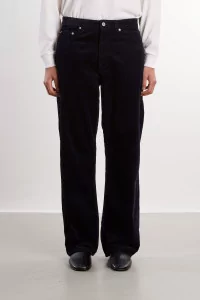 Pantalon Velours Côtelé Homme Korshavn – Dark Navy | Centre Commercial