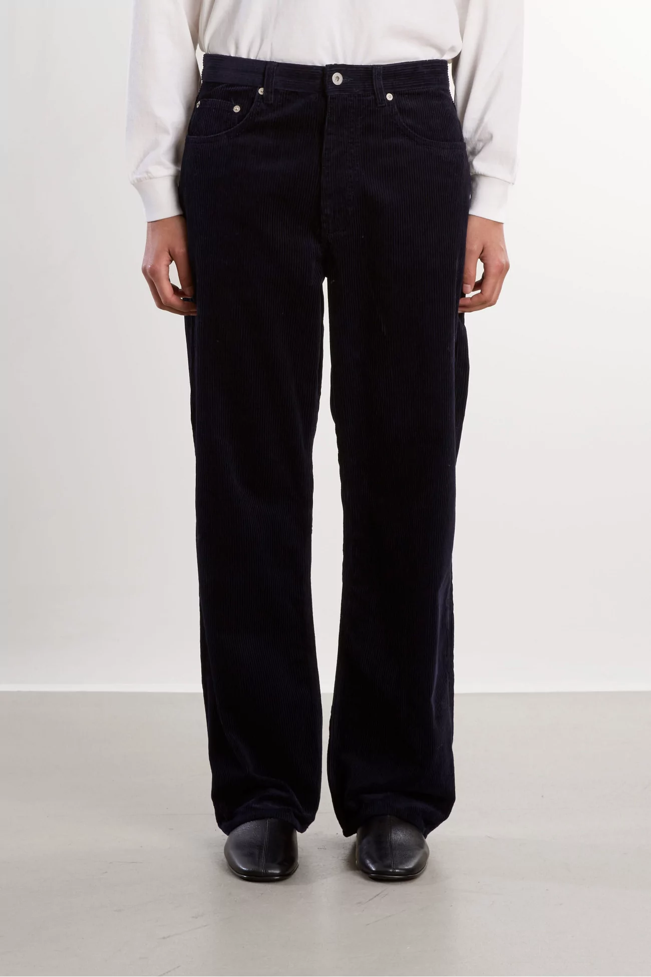 Pantalon Velours Côtelé Homme Korshavn – Dark Navy | Centre Commercial
