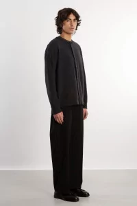 Ordinary Fits C/N Fulled Wool Cardigan – Black | Centre Commercial
