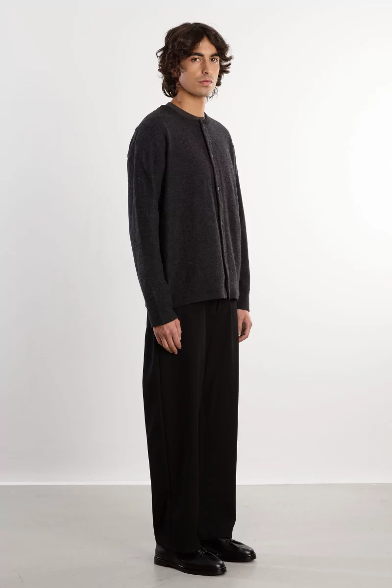 Cardigan Laine Foulée C/N Ordinary Fits – Black | Centre Commercial