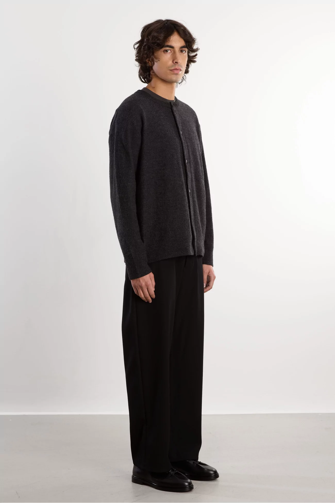 Cardigan Laine Foulée C/N Ordinary Fits – Black | Centre Commercial