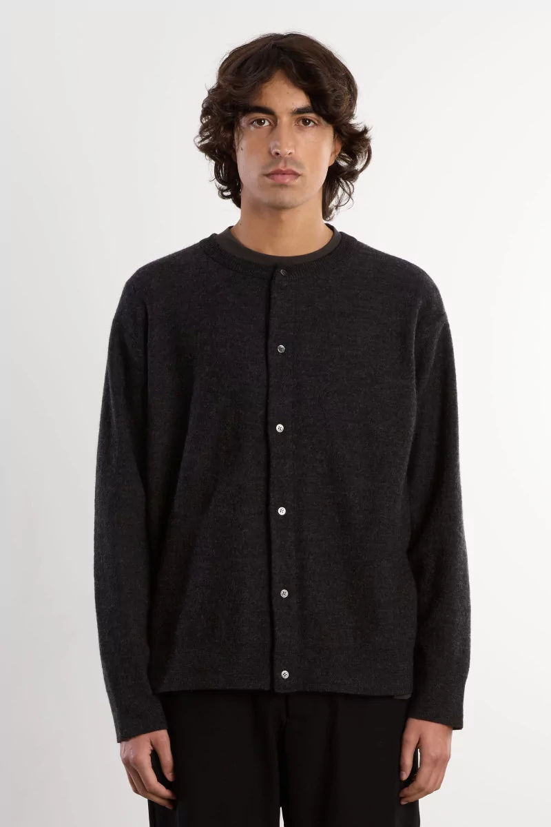 Cardigan Laine Foulée C/N Ordinary Fits – Black | Centre Commercial