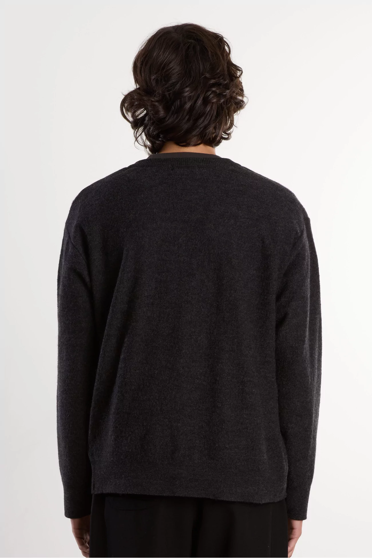 Cardigan Laine Foulée C/N Ordinary Fits – Black | Centre Commercial