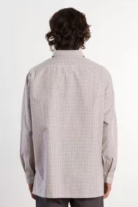 Nanamica Micro Plaid Wind Shirt – Gray | Centre Commercial