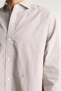 Nanamica Micro Plaid Wind Shirt – Gray | Centre Commercial