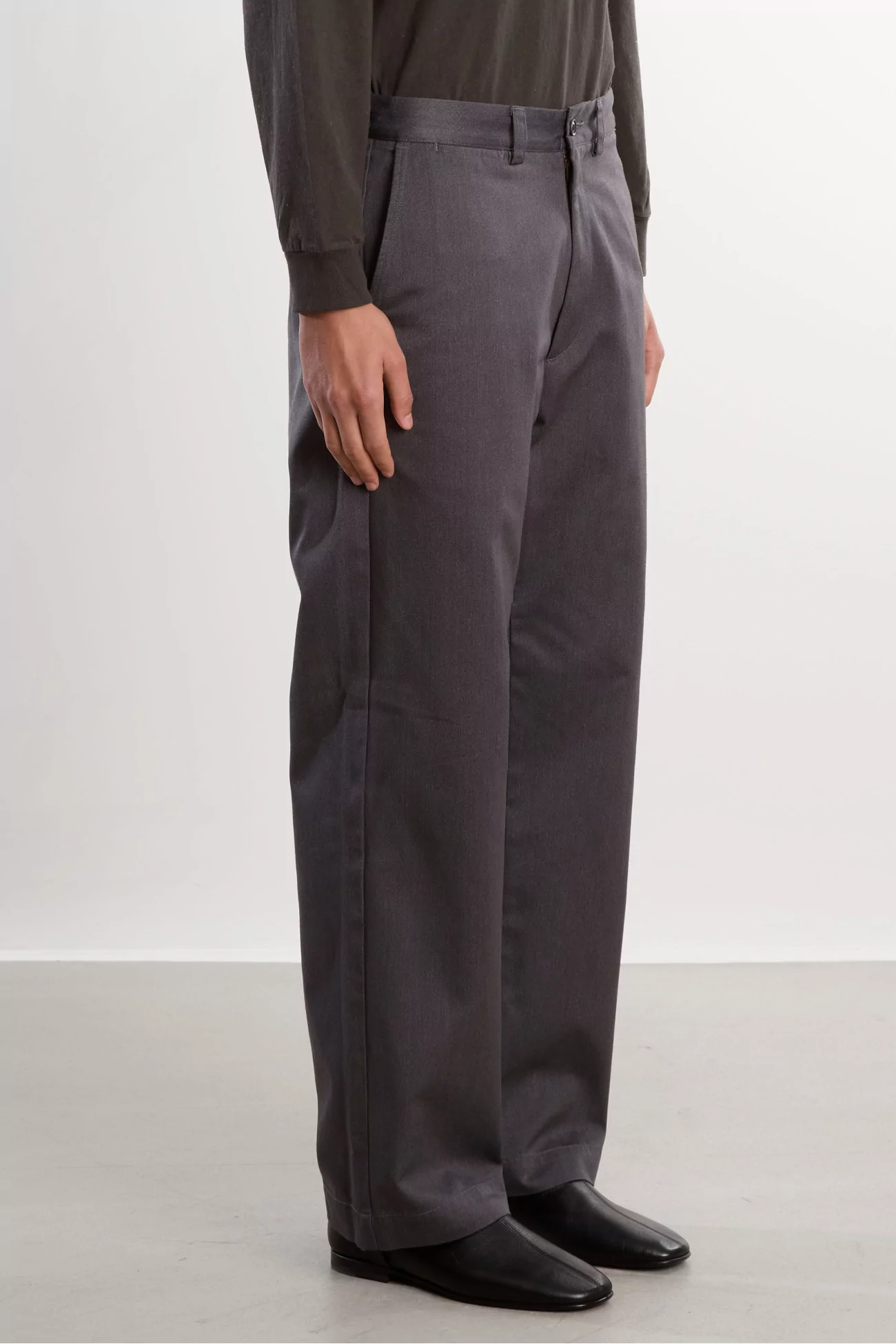 Pantalon Chino Large Homme Nanamica – Heather Gray | Centre Commercial