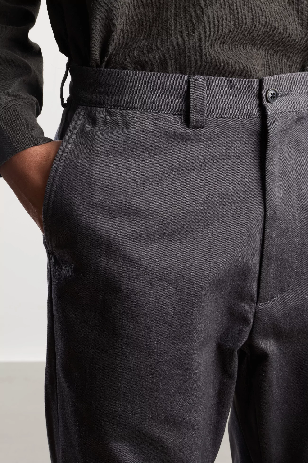 Nanamica Wide Chino Pants – Heather Gray | Centre Commercial