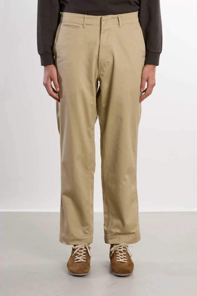 Pantalon Chino Homme Coton Nanamica – Khaki | Centre Commercial