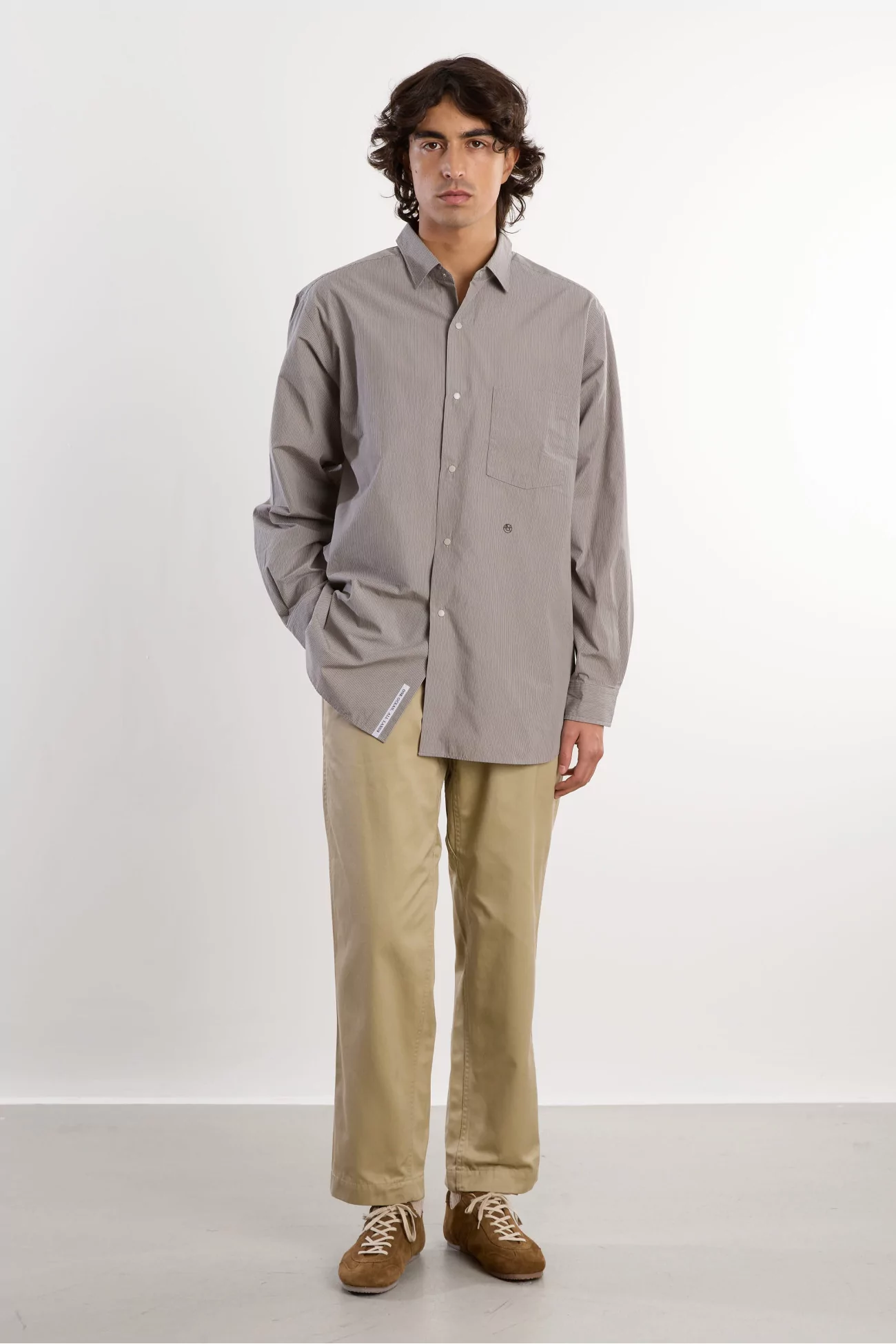 Pantalon Chino Homme Coton Nanamica – Khaki | Centre Commercial