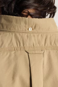 Chemise Oxford Button Down Wind Nanamica – Beige | Centre Commercial