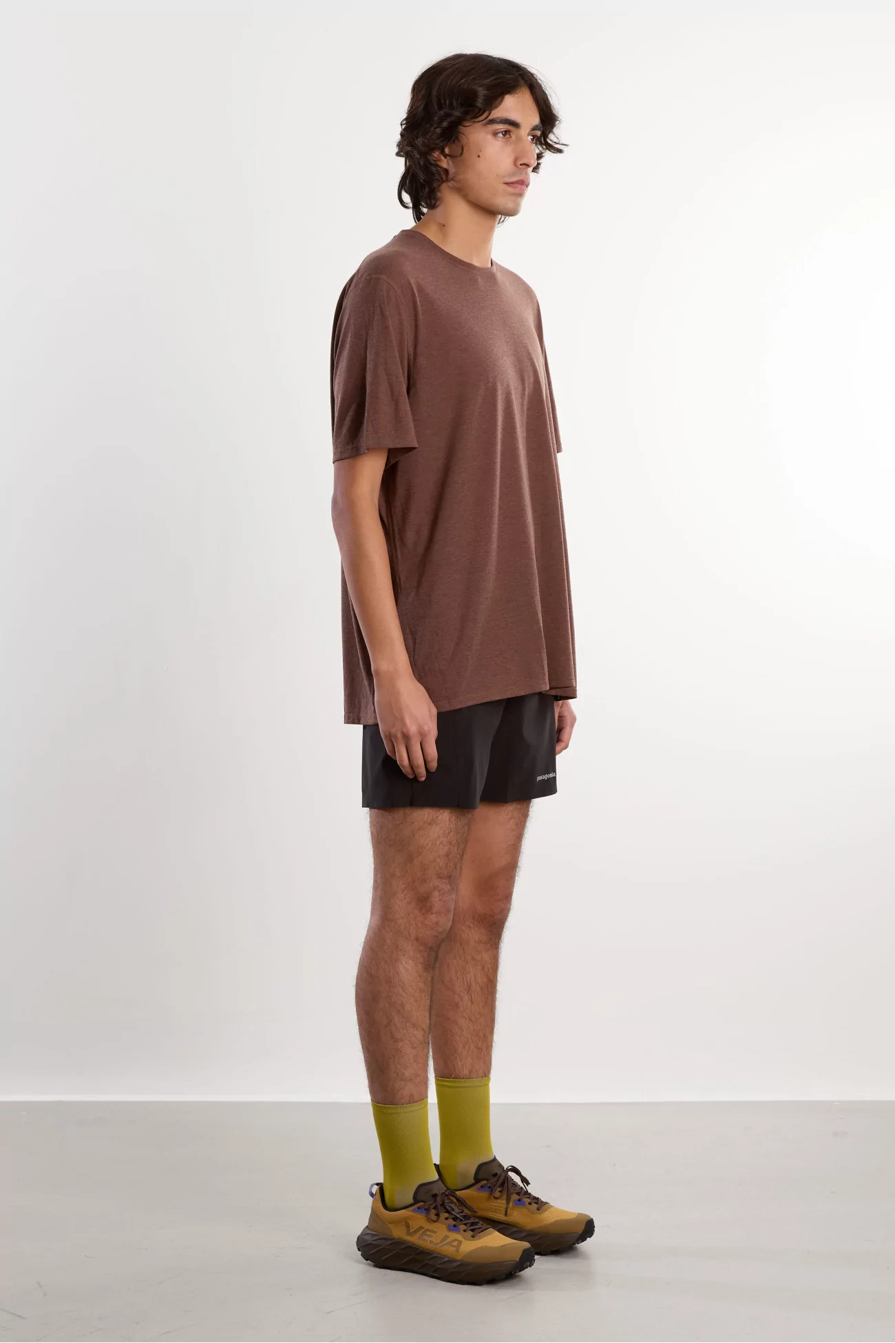 T-shirt Randonnée Homme Cap Cool Trail Patagonia – Berm Brown | Centre Commercial
