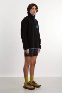 Polaire Homme Synch Snap-T Patagonia – Black P6 Blue | Centre Commercial