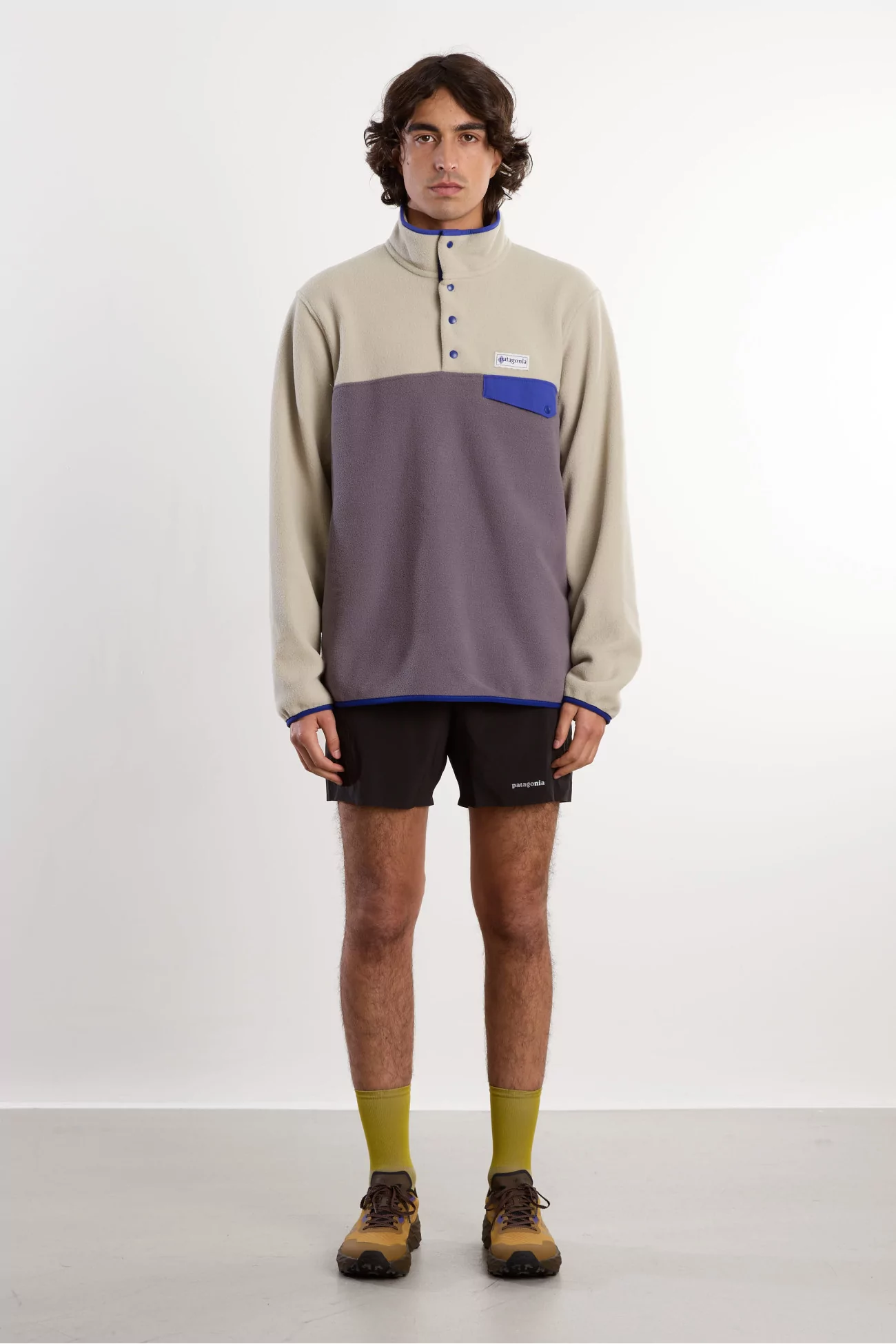 Polaire Homme Synch Snap-T Patagonia – May Grey | Centre Commercial