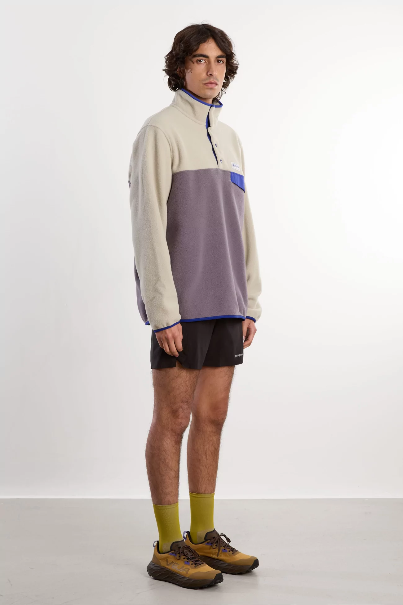 Polaire Homme Synch Snap-T Patagonia – May Grey | Centre Commercial