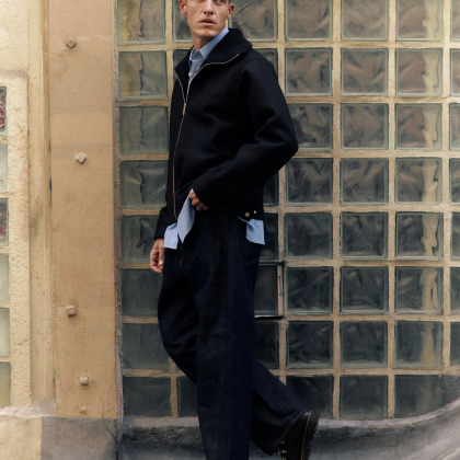 Agnès B. top with a Ernie Palo shirt is a must.