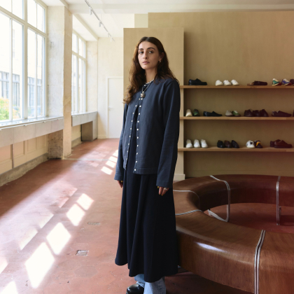 @agnesb_officiel x @centre_commercial Two exclusive cardigans featuring a special tag on the back, worn by the Centre Commercial team. Available online and in store only at Centre Commercial rue de Charonne.