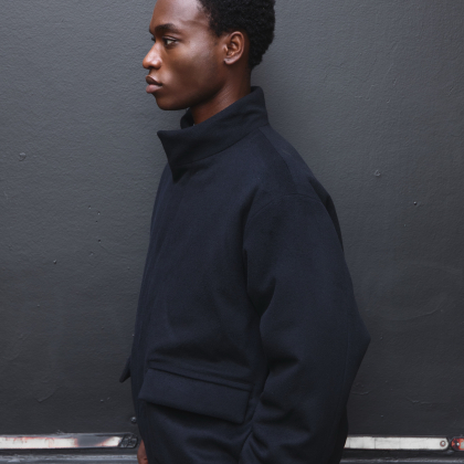 Padded Wool Blouson by @stillbyhand
